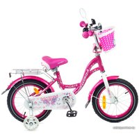 Детский велосипед Favorit Butterfly 14 BUT-14PN (розовый/белый)