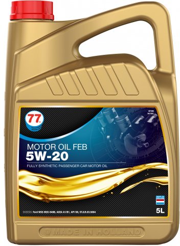 

Моторное масло 77 Lubricants Motor Oil FEB 5W-20 5л