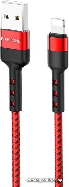 Кабель Borofone BX34 Ligthtning 1 м (красный)