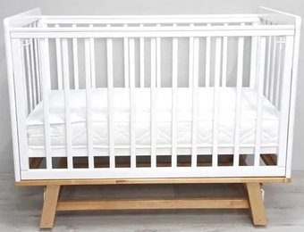 Классическая детская кроватка Incanto Anniken (маятник, белый бук)