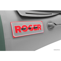 Моторно-гребная лодка Roger Boat Trofey 3500 (без киля, серый/зеленый)