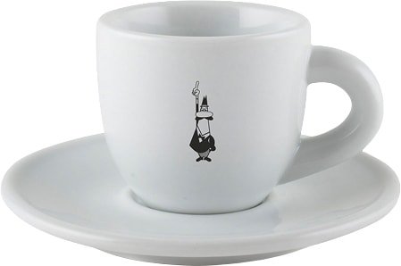 

Чашка с блюдцем Bialetti Moka Y0TZ097