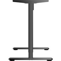Стол для работы стоя ErgoSmart Electric Desk Slim 1380х800х18 мм (дуб мореный/черный) в Солигорске