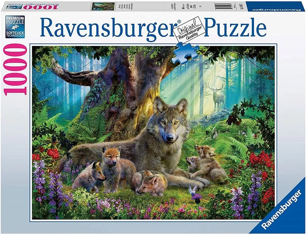 

Пазл Ravensburger Волки в лесу 15987 (1000 эл)