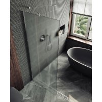 Душевая стенка MaybahGlass 109x195 MGD-680-5ш (сатин стекло/хром матовый)