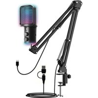 Проводной микрофон Ritmix RDM-278 USB Gaming (черный)