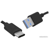 Кабель Lexton LX8430 USB Type-A - USB Type-C (1 м, черный)