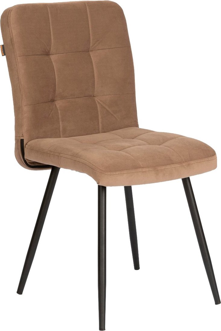 

Стул TetChair Medeo велюр (бежевый/черный)
