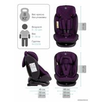Детское автокресло Amarobaby Brilliant Isofix AMARO-2003-BrF (фиолетовый)