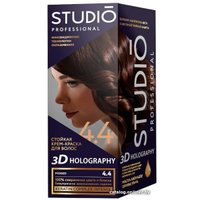 Крем-краска для волос Studio Professional 3D Holography 4.4 Мокко