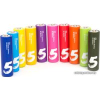 Батарейка ZMI ZI5 Rainbow AA 10 шт. AA501 Colors