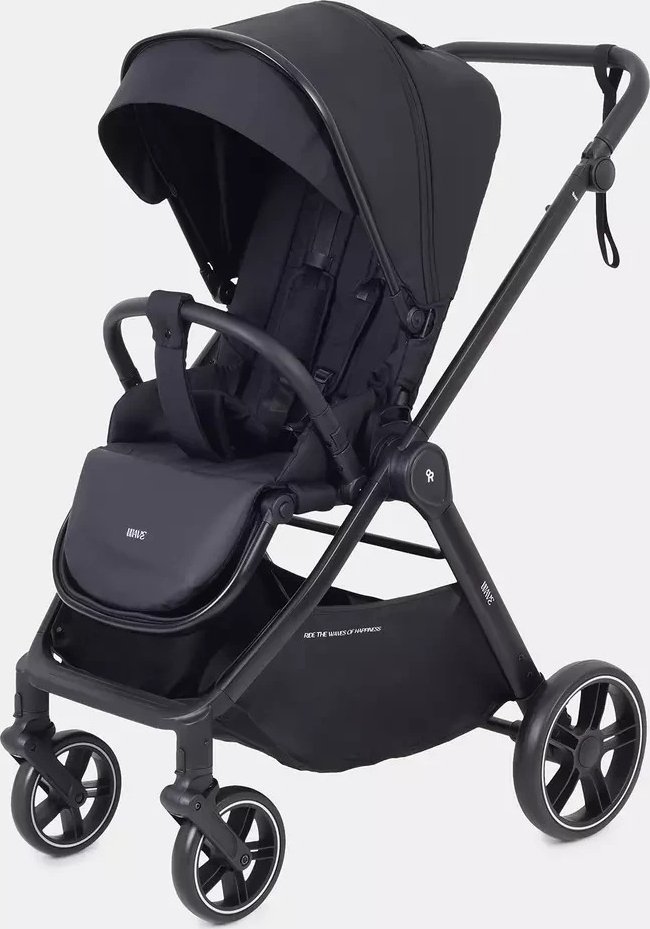 Коляска прогулочная «книга» Rant Basic Wave RA166 (black)