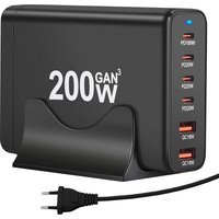 Сетевое зарядное USBTOP 1006P200WB 559244 (черный)