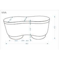 Пуфик Halmar Viva (бежевый)