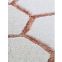 Ковер для жилой комнаты Pixel Rabbit Carving PX4003-STAN-CREAM-TERRA (0.8x1.5)