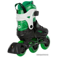 Роликовые коньки Powerslide Phuzion Universe 940688 (р. 33-36, зеленый)