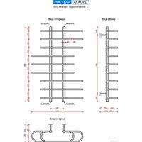 Полотенцесушитель Ростела Аккорд 1