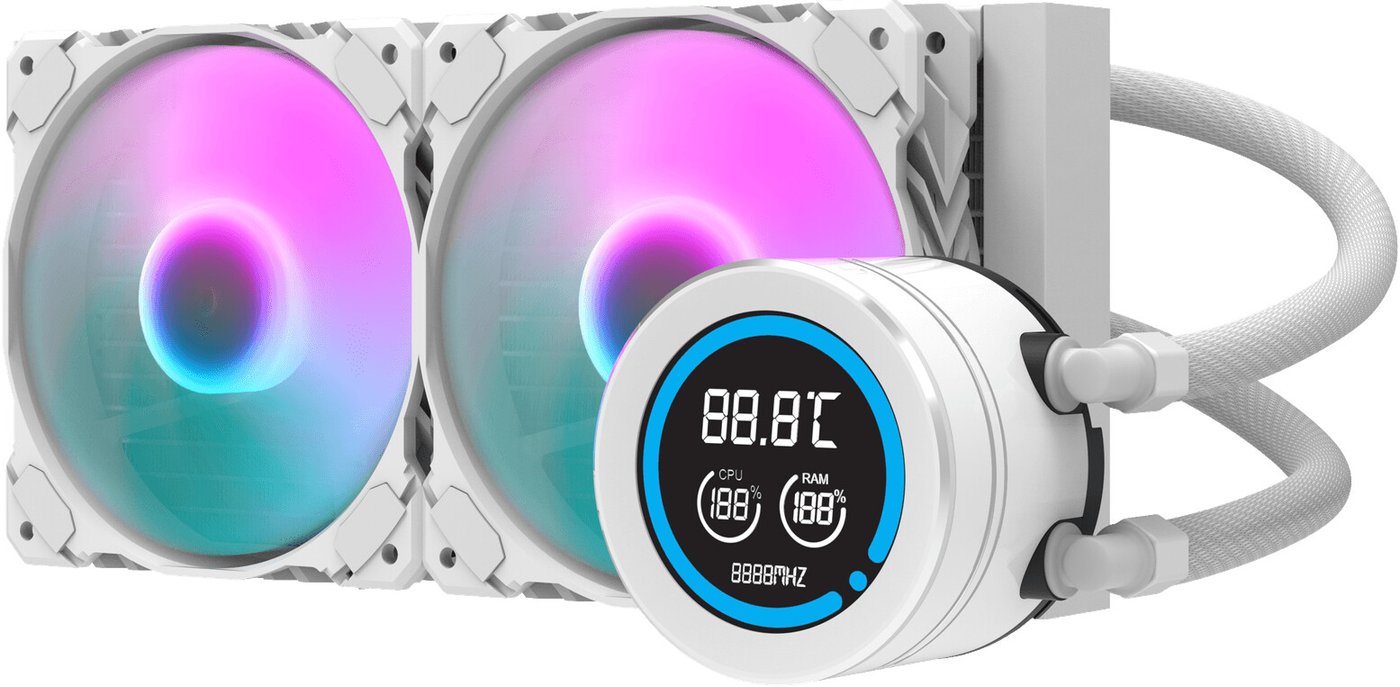 

Система жидкостного охлаждения для процессора dark Flash DN240D (белый)