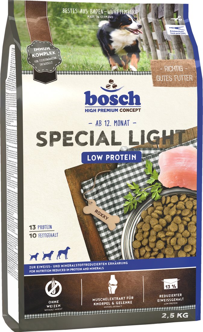 

Сухой корм для собак Bosch Special Light 2.5 кг (Спешел Лайт)