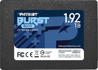 Burst Elite 1.92TB PBE192TS25SSDR