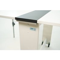 Стол-книга Stoloff Мечта 1600x850 (антрацит/белый, опоры складные, углы закругленные с роликами и ручками)