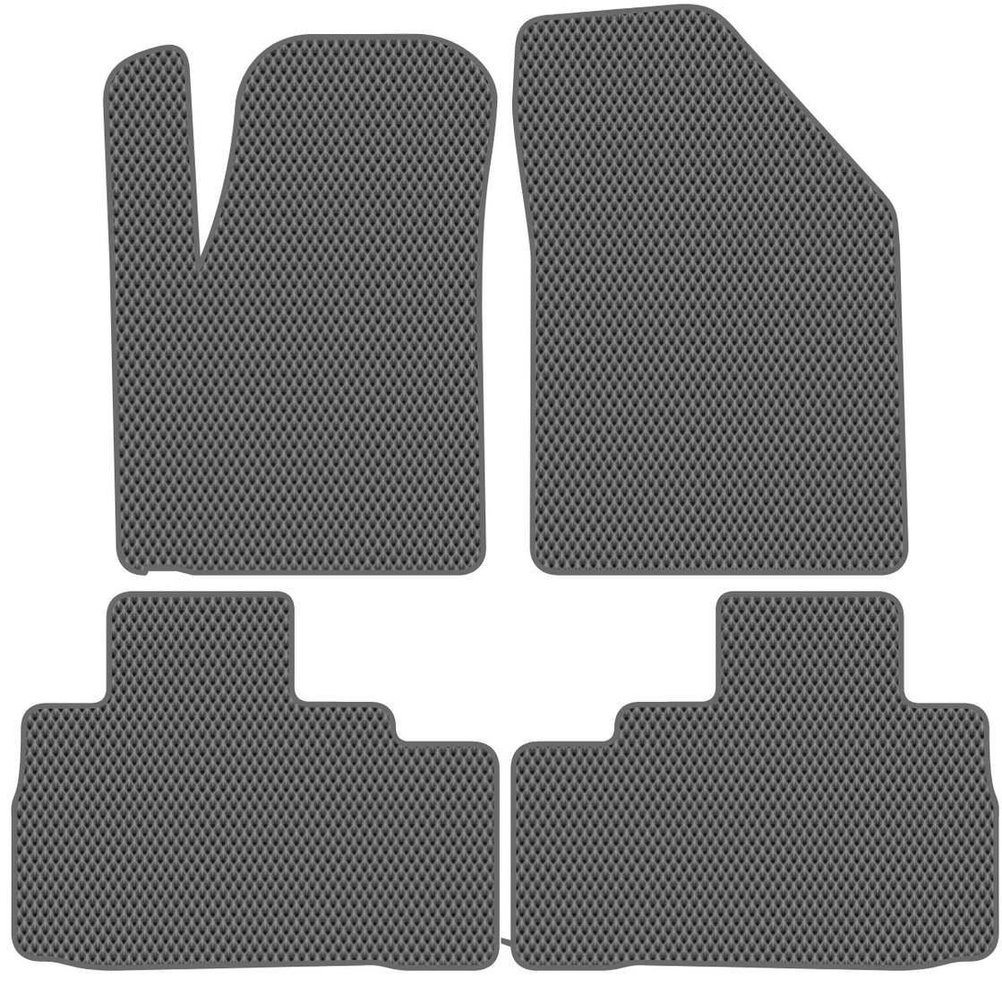 

Комплект ковриков для авто Alicosta Evolute i-Space I (suv / Гибрид) 2023 - Н.В. (серый, ромб)