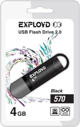 

USB Flash Exployd 570 4GB (черный)