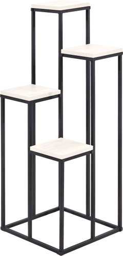 Подставка Millwood MW2 (дуб белый Craft/черный)