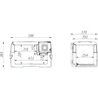 Компрессорный автохолодильник Alpicool CX30 (без адаптера 220В)