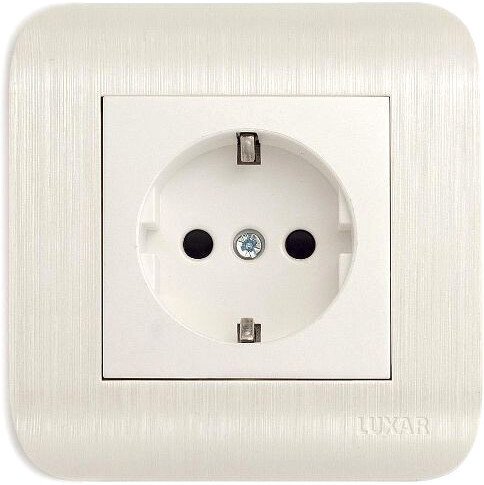 

Розетка Luxar Deco 10.025.01 (белый)