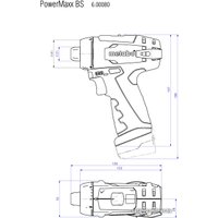 Дрель-шуруповерт Metabo PowerMaxx BS Basic 600080950 (с 2-мя АКБ 2 Ah)