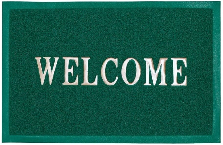 

Придверный коврик ComeForte Welcome 60x90 (зеленый)