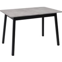 Кухонный стол Мамадома Tirk radial-110 раздвижной 110-142х70 (серый сланец/черный)