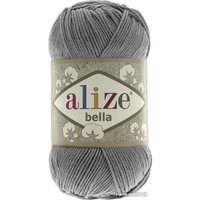 Пряжа для вязания Alize Bella 87 (180 м, угольно-серый, 5 мотков)