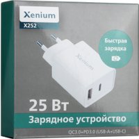 Сетевое зарядное Xenium X252 (белый)