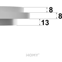 Вентиляционная решетка HOMY AIR Lite круглый AL100W d150 (белая)