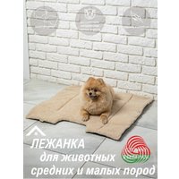 Лежак Lanatex 169 22215 (71x69x1.5, синий/бежевый)