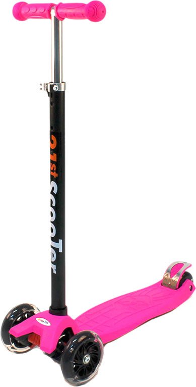 

Трехколесный самокат 21st Scooter SKL-07L (розовый)