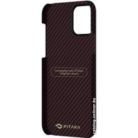Чехол для телефона Pitaka MagEZ для iPhone 12 Pro Max (twill, черный/красный)