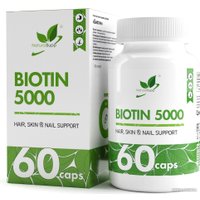 Витамин NaturalSupp Биотин (Biotin) 5000, 60 капсул