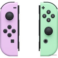 Геймпад Nintendo Joy-Con (пастельный фиолетовый/пастельный зеленый)