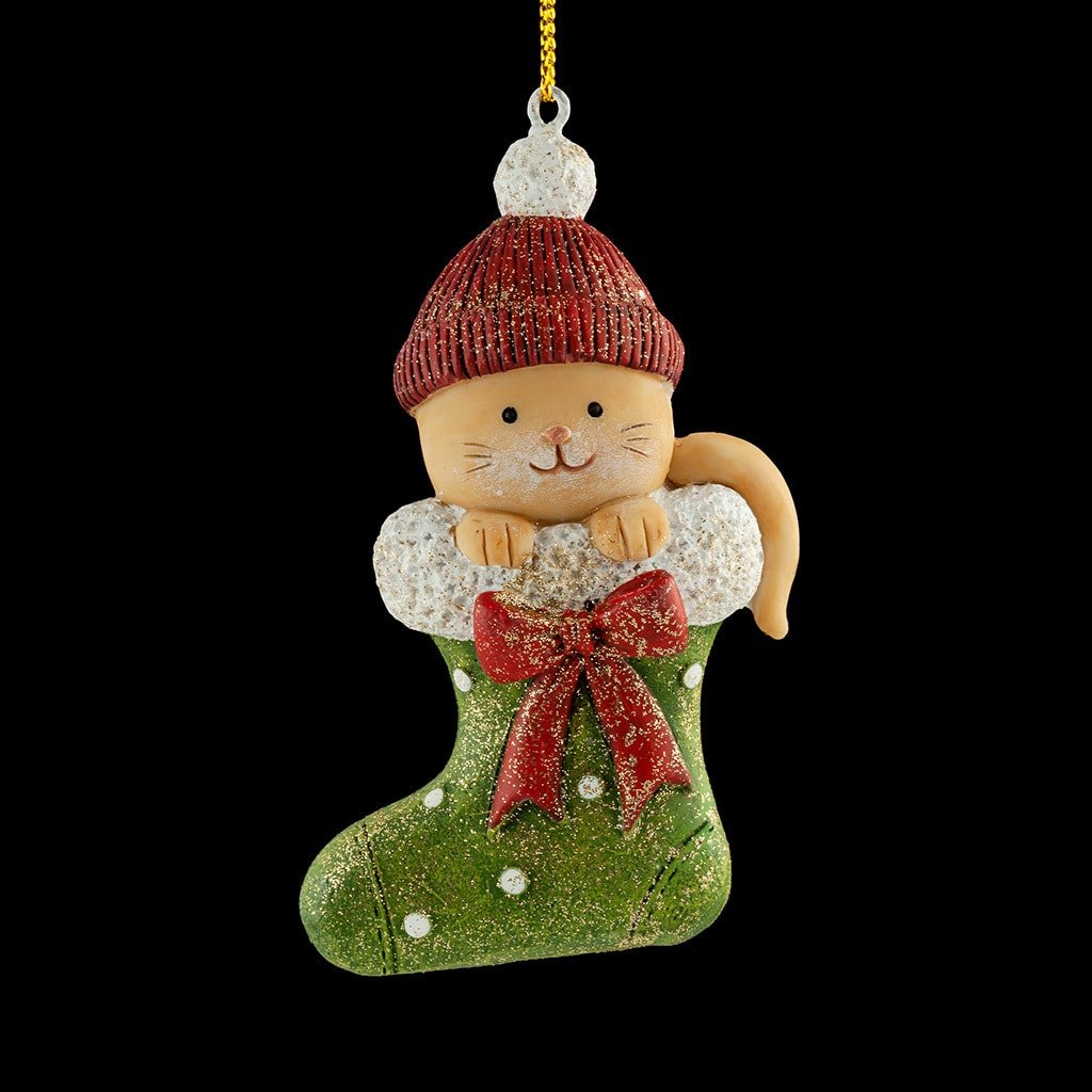 

Елочная игрушка Erich Krause Decor Котик в носке 51262