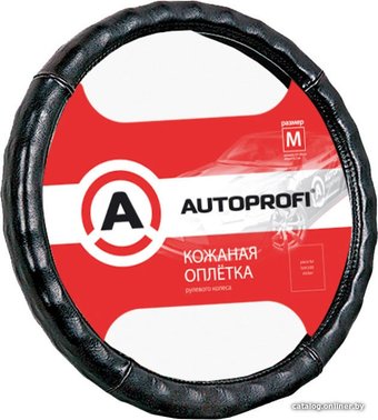 Оплетка на руль Autoprofi AP-765 BK (L) (черный)