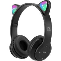 Наушники Profit P47M Cat Ear (черный)