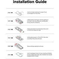Защитное стекло Ringke Easy Slide 2шт для Galaxy A36 5G