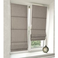 Мини римская штора Delfa Plain Dim Out СШД-01М 171/006 62x160 (серый)