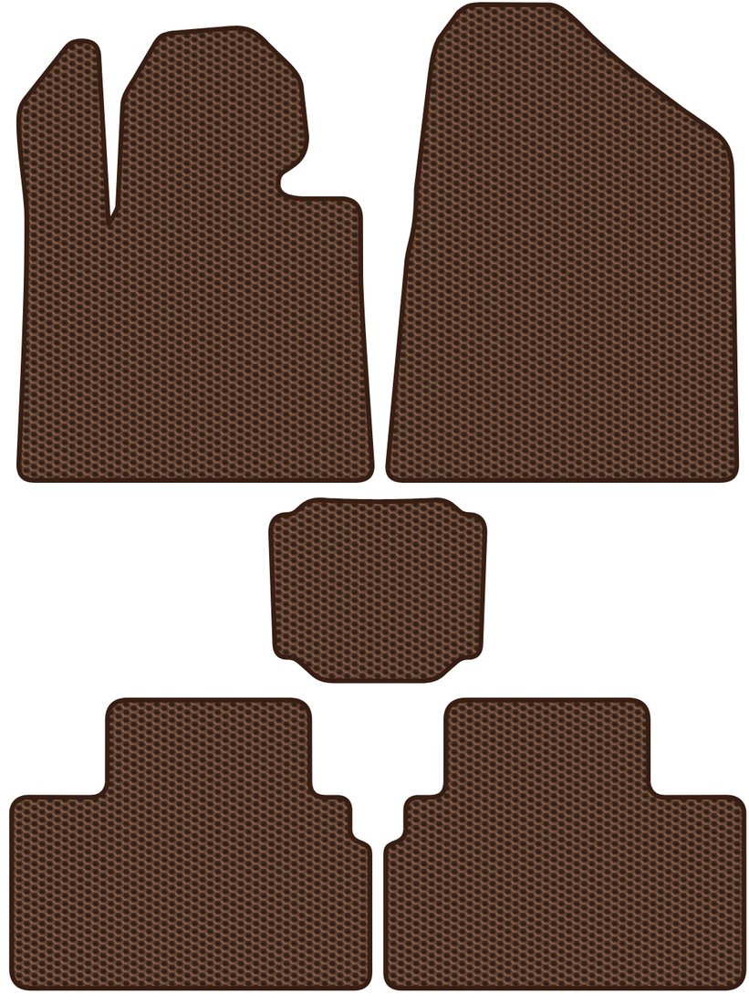 

Комплект ковриков для авто Alicosta Changan Uni-T I (suv) 2023 - Н.В. (коричневый, сота)