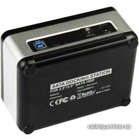 Бокс для накопителей 2.5" и 3.5" AgeStar 3UBT8 (серебристый/черный)