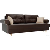 Диван Лига диванов Сплин 101691 (экокожа, коричневый)