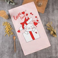 Полотенце Этель Cat's love 5423077 (розовый)